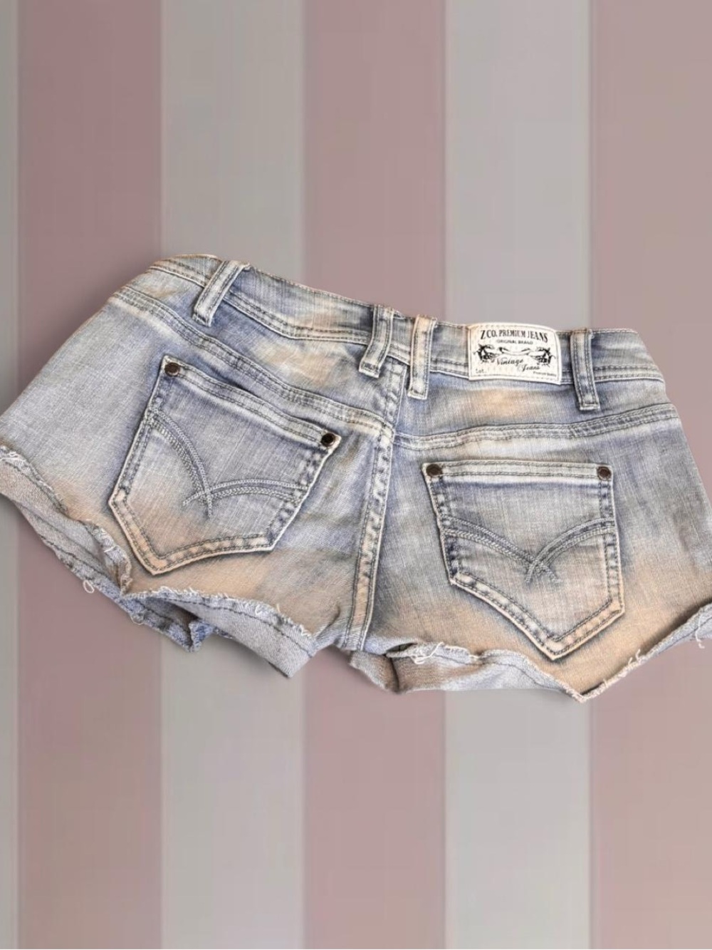 Z.Co Low Rise Y2K Denim Shorts